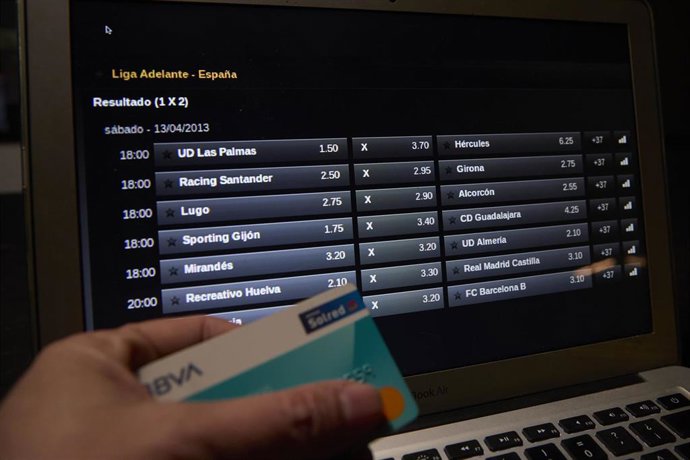 Archivo - Una página web de juego 'online'