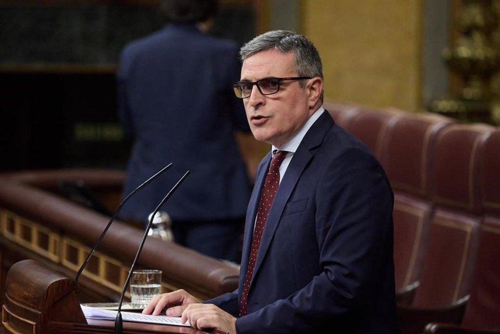 El diputado del PP José Vicente Marí Bosó durante una sesión plenaria, en el Congreso de los Diputados.