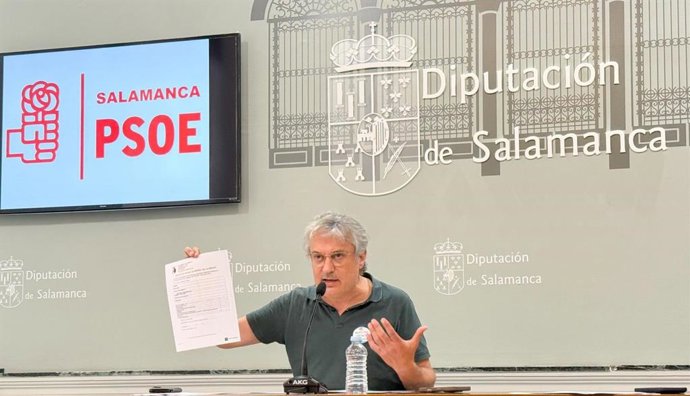 El portavoz del Grupo Socialista en la institución provincial, Fernando Rubio