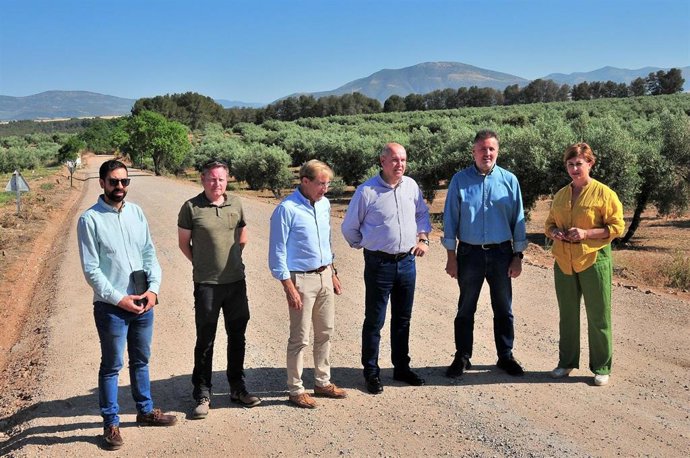 Visita de la Junta a la Cañada Real de Las Baterías