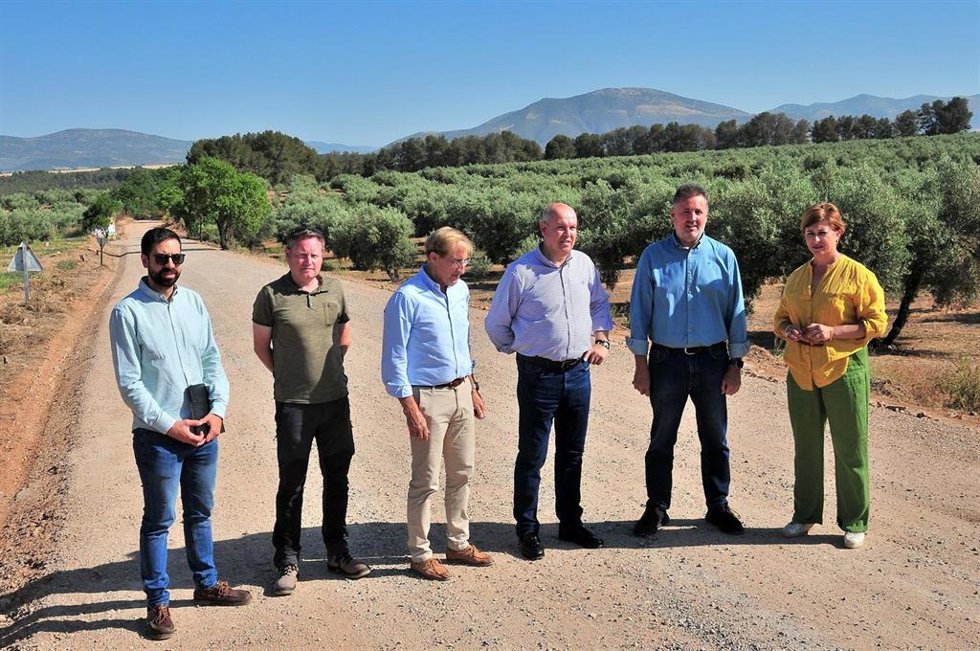 Visita de la Junta a la Cañada Real de Las Baterías