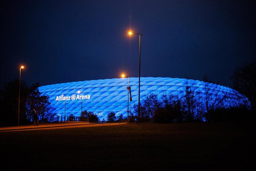 Archivo -   Munich: The Allianz Arena  