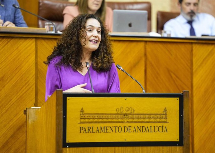 La portavoz del grupo parlamentario Por Andalucía, Inma Nieto, en una foto de archivo.