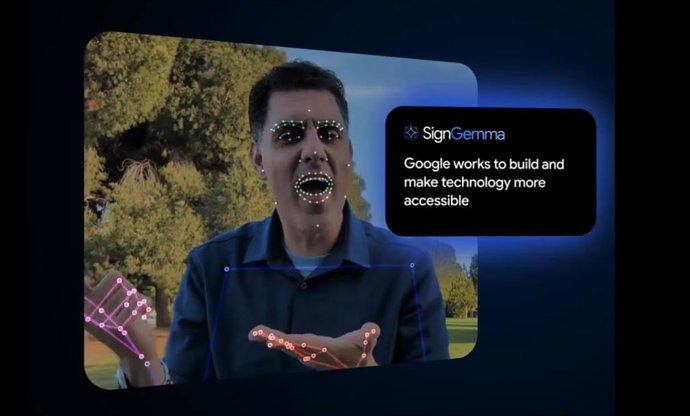 Ejemplo de funcionamiento de SignGemma