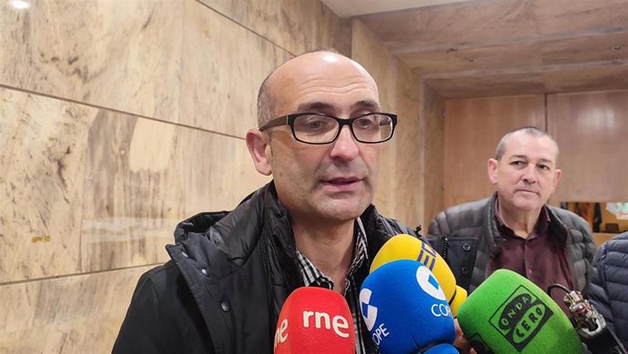 Archivo - El secretario de Acción Sindical de CCOO de Asturias, Damián Manzano.