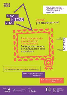 Certamen literario 'Gazte Hitzak 2025'