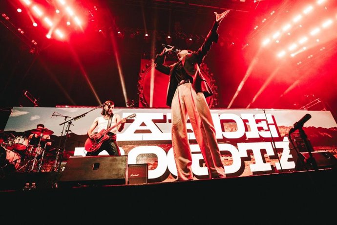Ade Bogotá durante sus conciertos de fin de gira