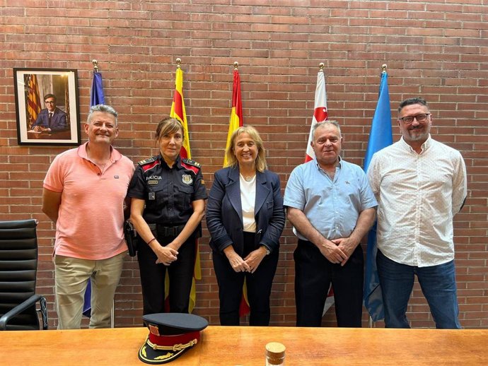 Representantes de Sicpol y del Institut de Seguretat Pública de Catalunya