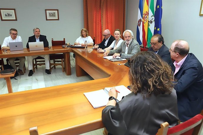 Agustín Muñoz en el Consejo Rectorde 'Jerez 2031, Capital Europea de la Cultura'.