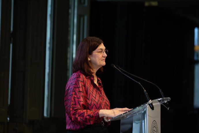 Archivo - La presidenta de la Comisión Nacional de los Mercados, Cani Fernández Vicién.