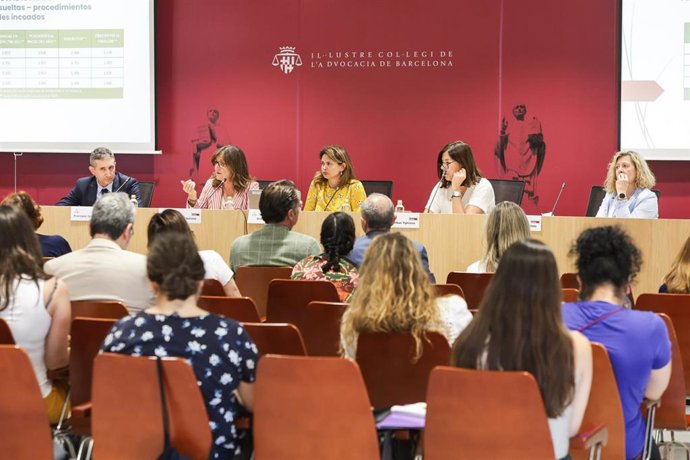 ÛJornada del Observatorio de los Derechos de las Personas para analizar la problemática de la Dgaia' celebrado este jueves en la sede del ICAB en Barcelona