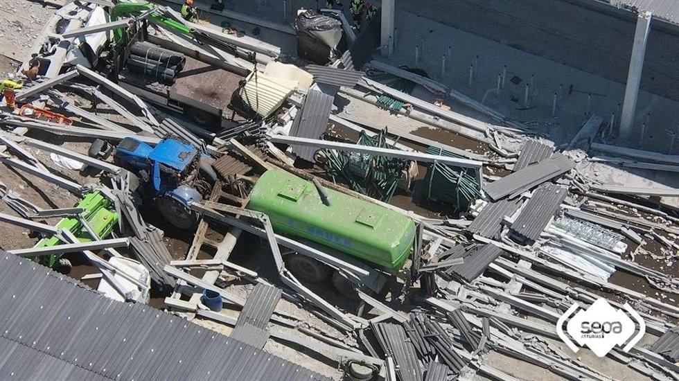 Nave donde se produjo el accidente.