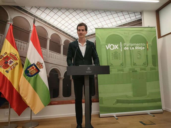 El portavoz de Vox, Ángel Alda