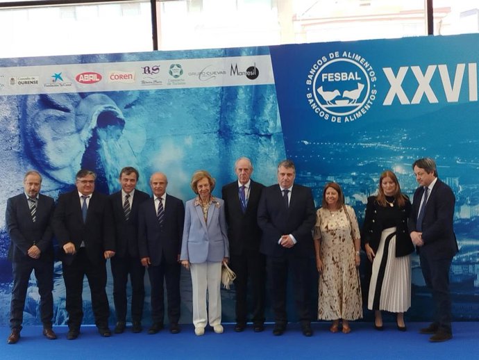 La reina Sofía apoya el Congreso Nacional de la Federación Española de Bancos de Alimentos en Ourense