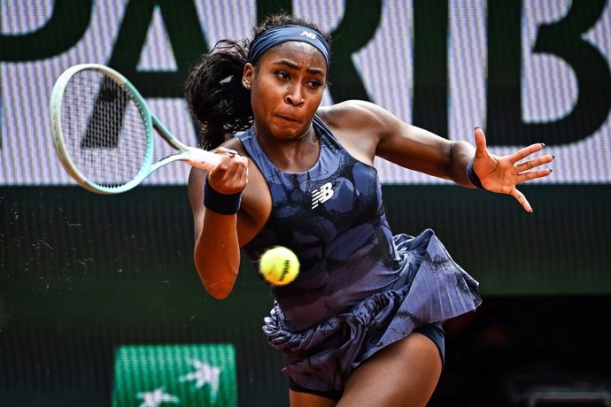 Coco GAUFF of United States during the fifth day of the Roland-Garros 2025, French Open, Grand Slam tennis tournament on 29 May 2025 at Roland-Garros stadium in Paris, France - Photo Matthieu Mirville / DPPI