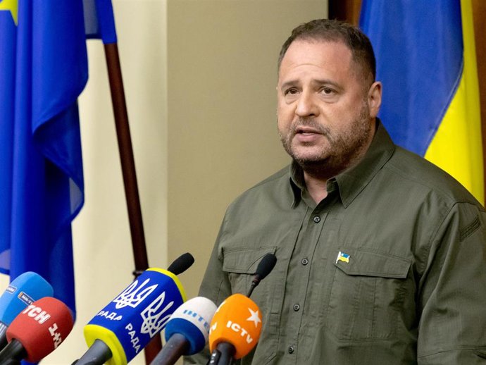 Archivo - El jefe de la oficina presidencial ucraniana, Andrei Yermak