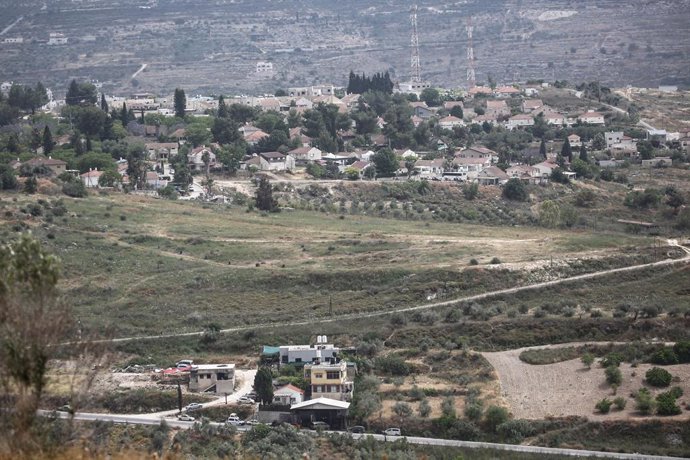 May 12, 2025, Nablus, West Bank, Palestine: A general view of the Jewish settlement of Shavei Shomron after the Israeli government agreed to take control of 60% of the West Bank territory under the control of the Palestinian Authority headed by Mahmoud Ab