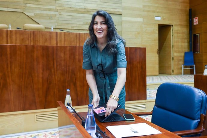 La portavoz de Más Madrid en la Asamblea de Madrid, Manuela Bergerot.