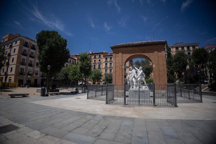 Archivo - Plaza del Dos de Mayo, a 9 de julio de 2024, en Madrid (España). 