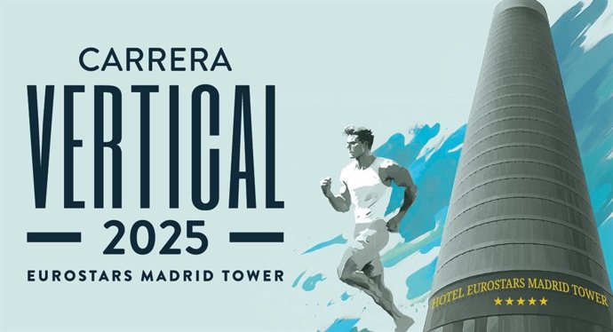 Madrid celebra este domingo la V edición de la Carrera Vertical Eurostars Madrid Tower, un desafío deportivo de altura