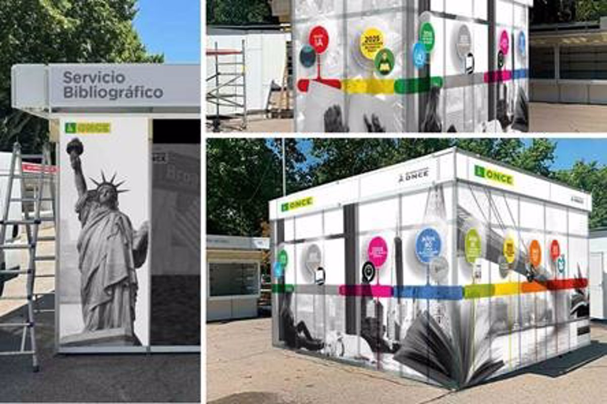 La ONCE propone un viaje  a ciegas  a Nueva York desde su stand en la Feria del Libro