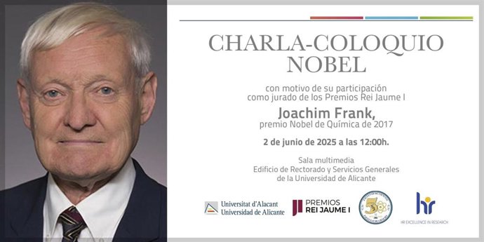 El biofísico Joachim Frank, Premio Nobel de Química 2017, ofrecerá a una charla-coloquio en la UA el próximo lunes