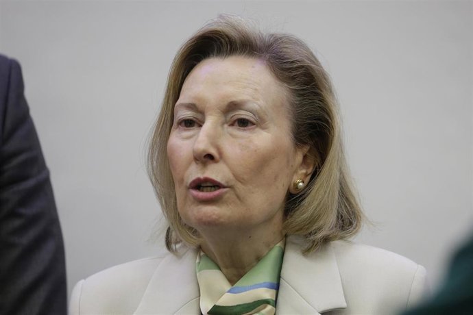 Archivo - La secretaria de Estado de Defensa, Amparo Valcarce.