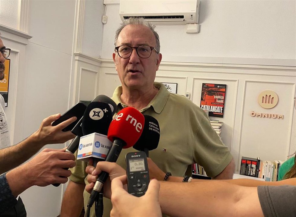 El presidente de mnium Cultural, Xavier Antich