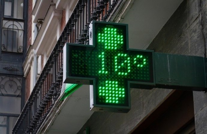 Imagen de archivo de una farmacia