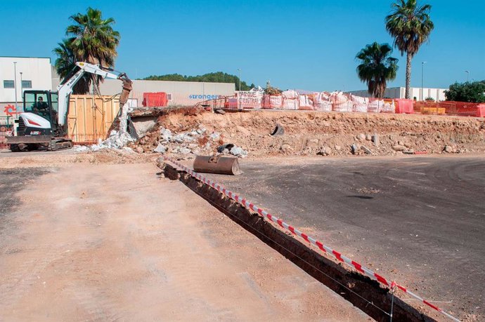 Obres de l'ecoparque fix consorciat a Pedreguer