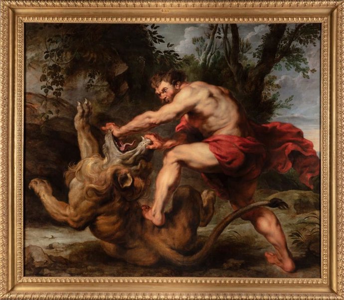 'Sansón Y El León' De Rubens