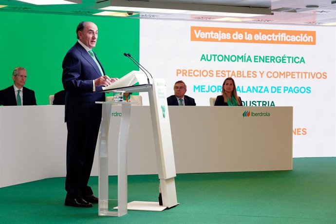 El presidente de Iberdrola, Ignacio Sánchez Galán.