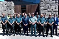 El delegado del Gobierno y los máximos responsables de la Guardia Civil abordan la coordinación y seguridad regional