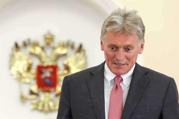 RUSSIA, MOSCOW - MAY 27, 2025: Russian Presidential Spokesman Dmitry Peskov is seen after a meeting of the Supervisory Board of the Russia - Land of Opportunity organisation at Moscow's Kremlin