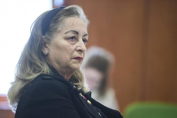 Archivo - La condenada por el crimen del cráneo de Castro Urdiales, Carmen Merino, durante una vista en la sala de lo Civil y Penal del Tribunal Superior de Justicia de Cantabria (TSJC), a 14 de marzo de 2023, en Santander, Cantabria (España). 