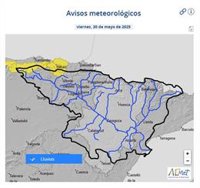 La CHE alerta de posibles crecidas en barrancos y cauces menores de Cantabria por las tormentas y lluvias