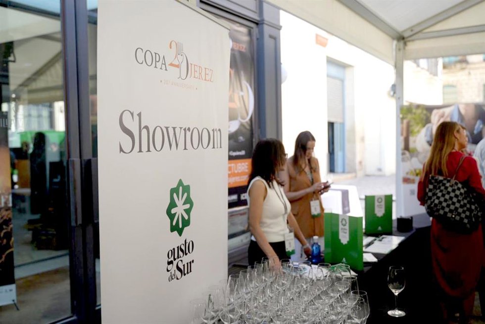 Stand de la Junta de Andalucía en Copa Jerez en una imagen de archivo.