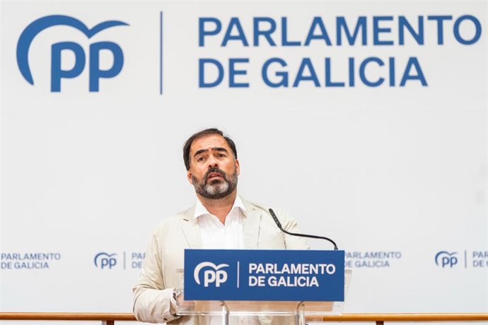 O portavoz parlamentario do PPdeG, Alberto Pazos Couñago