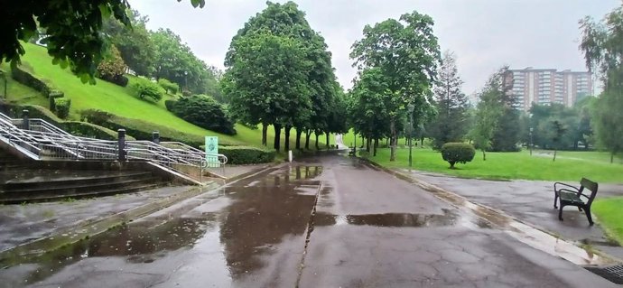 Lluvia en Bilbao