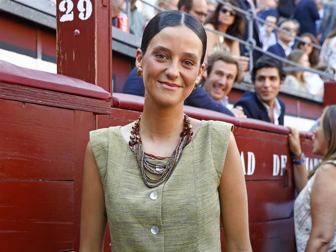 Victoria Federica de Marichalar viendo la corrida de toros de la Feria de San Isidro en la plaza de Las Ventas, a 29 de mayo de 2025, en Madrid (España).