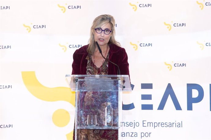 Archivo - La presidenta del Consejo Empresarial Alianza por Iberoamérica (CEAPI), Núria Vilanova