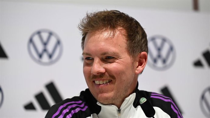 El seleccionador alemán Julian Nagelsmann en rueda de prensa