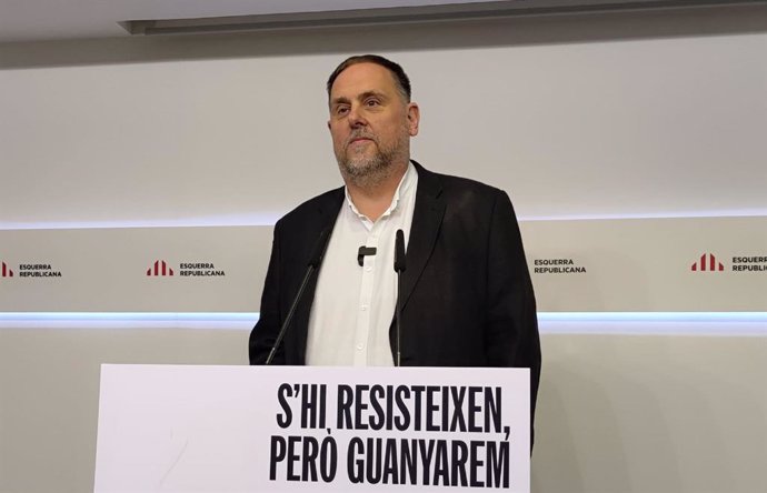 El líder d'ERC, Oriol Junqueras
