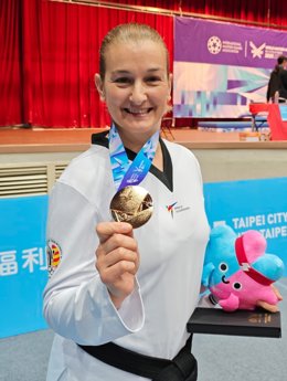 Una agent de la Policia Local de València guanya tres medalles en els World Master Games de Taiwan