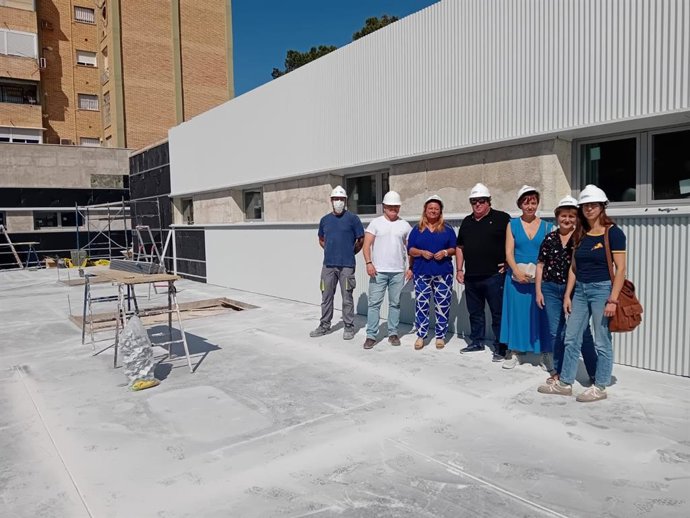 Visita a las obras del nuevo centro de día para personas con daño cerebral adquirido.