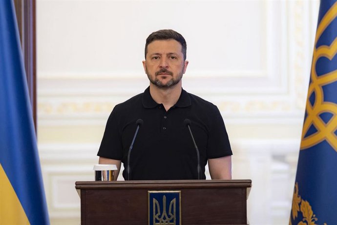 El presidente de Ucrania, Volodimir Zelenski