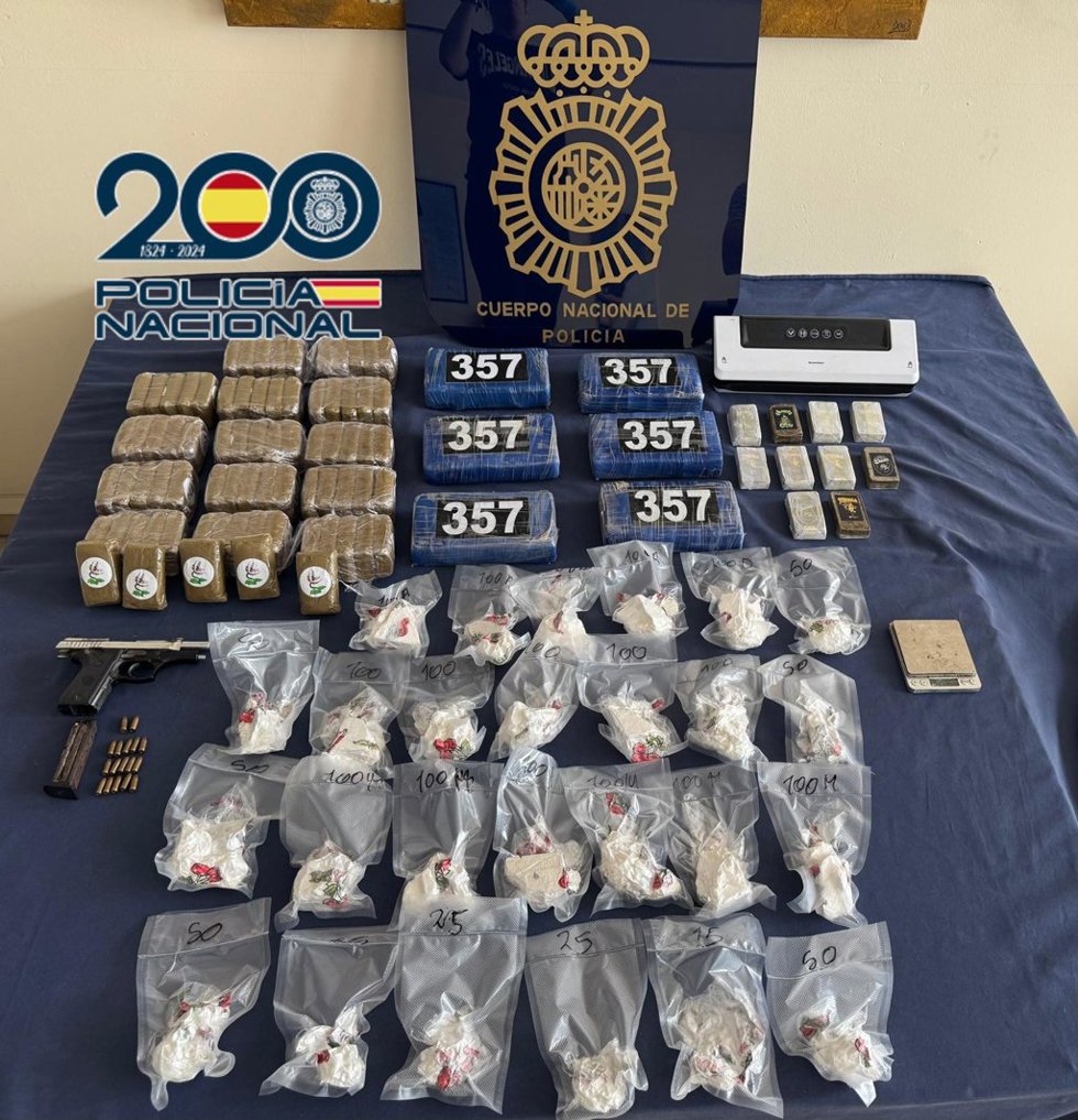 Incautación de droga distribuida por la provincia de A Coruña