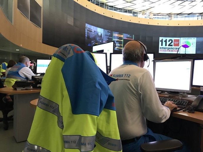 Archivo - Centro de Emergencias 112 Comunidad de Madrid