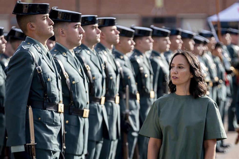 Archivo - La directora general de la Guardia Civil, Mercedes González, preside la entrega de diplomas de la 170 promoción de Guardias Jóvenes de Valdemoro. En el colegio de Guardias Jóvenes "Duque de Ahumada", a 27 de septiembre de 2024, en Valdemoro, 