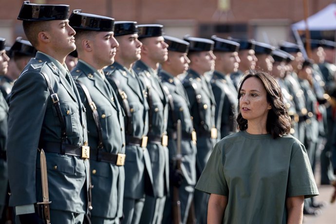 Archivo - La directora general de la Guardia Civil, Mercedes González, preside la entrega de diplomas de la 170ª promoción de Guardias Jóvenes de Valdemoro. En el colegio de Guardias Jóvenes "Duque de Ahumada", a 27 de septiembre de 2024, en Valdemoro, Ma